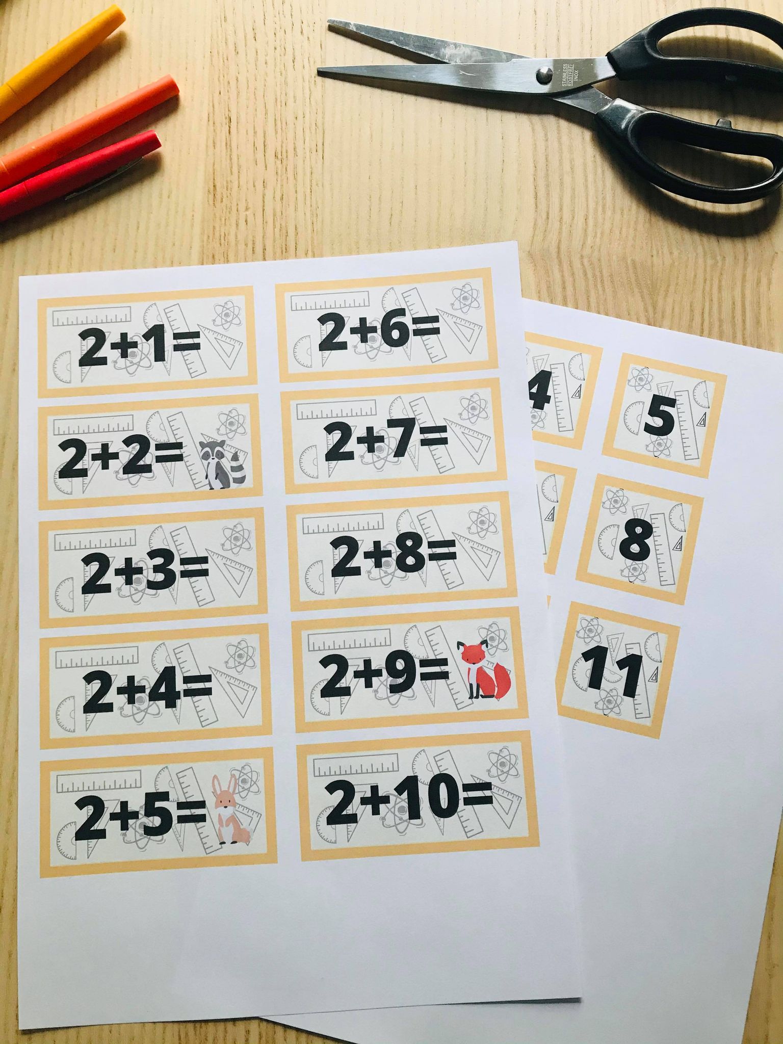 Pack de jeux pour apprendre les tables d'addition à imprimer – Image 25