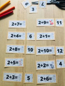 Jeu pour apprendre les tables d'addition