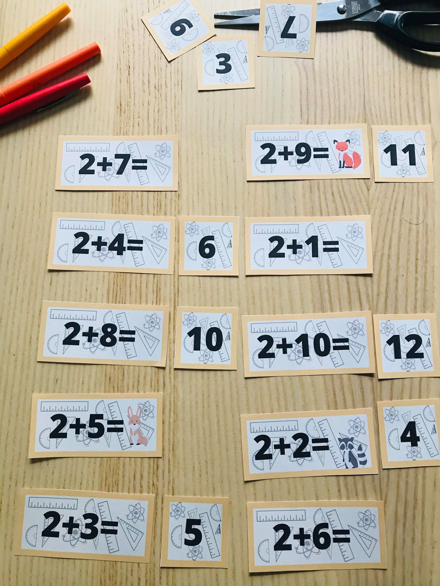 Jeu pour apprendre les tables d'addition