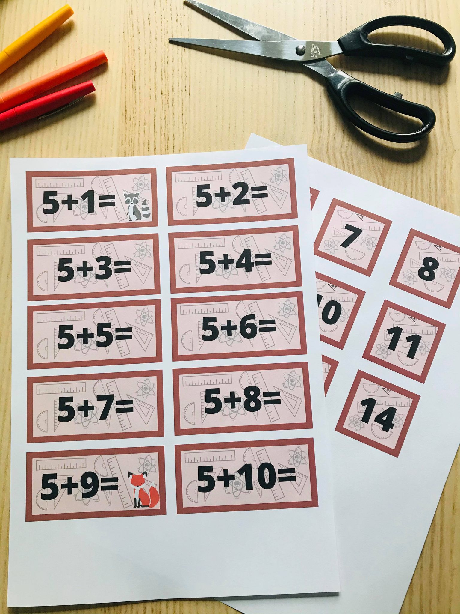 Pack de jeux pour apprendre les tables d'addition à imprimer – Image 17