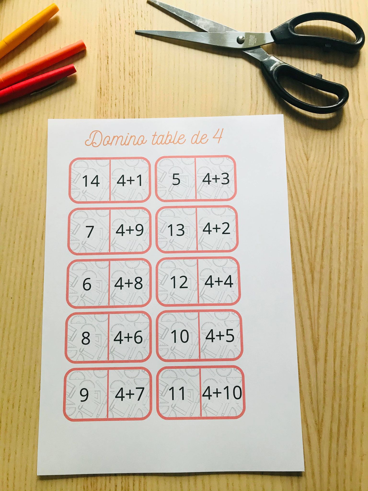 Pack de jeux pour apprendre les tables d'addition à imprimer – Image 18
