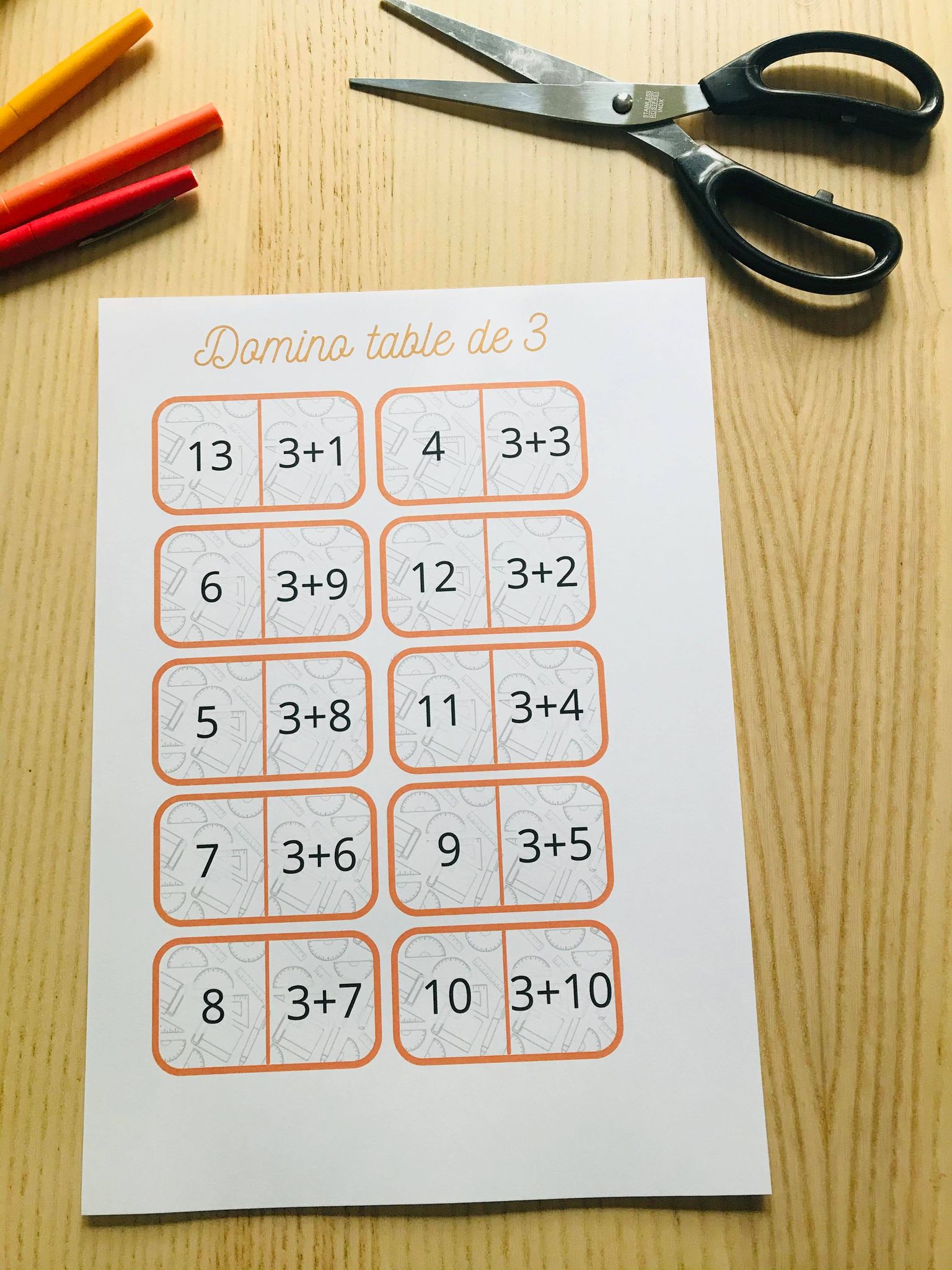 Pack de jeux pour apprendre les tables d'addition à imprimer – Image 13