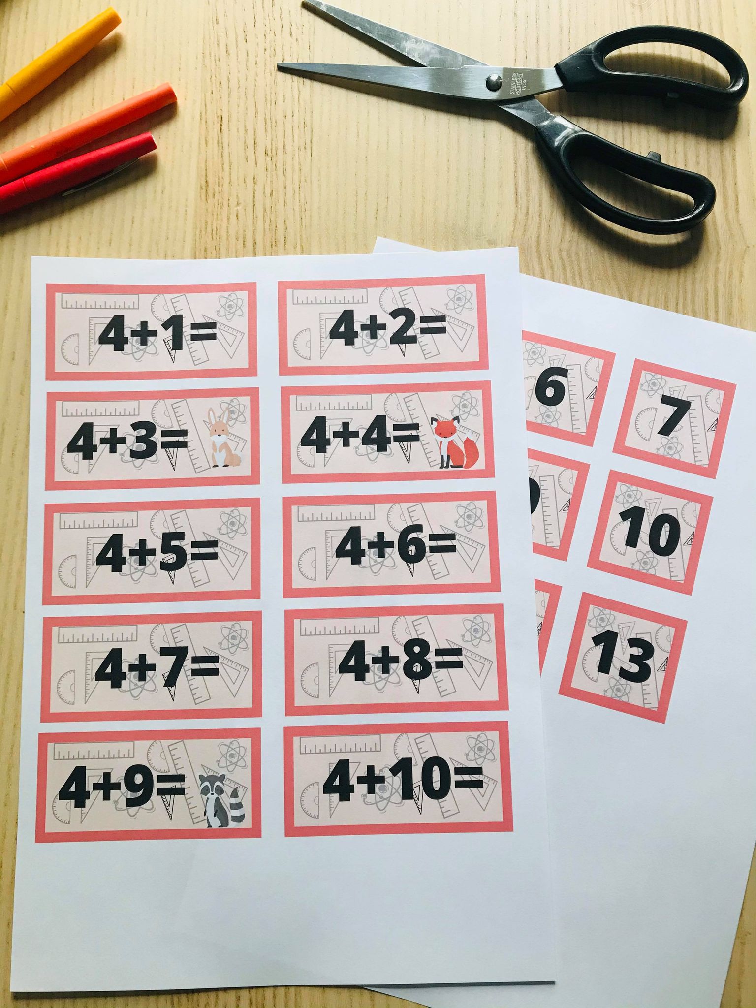 Pack de jeux pour apprendre les tables d'addition à imprimer – Image 9