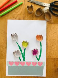 Activité manuelle tulipe pour enfant
