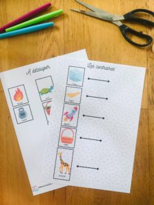 Jeu des contraires pour enfant
