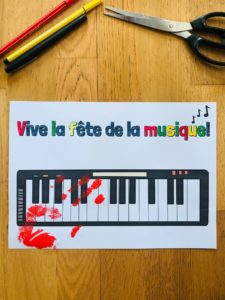 Activité manuelle pour la fête de la musique