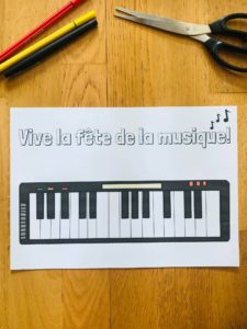 Activité manuelle pour la fête de la musique