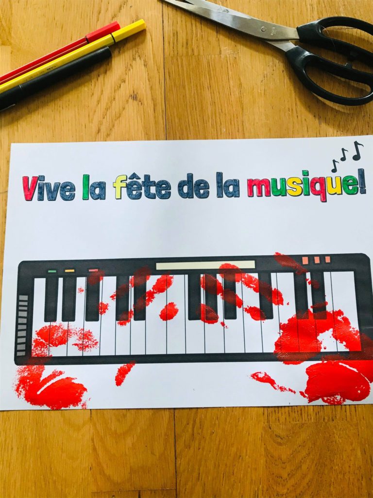 Activité manuelle pour la fête de la musique
