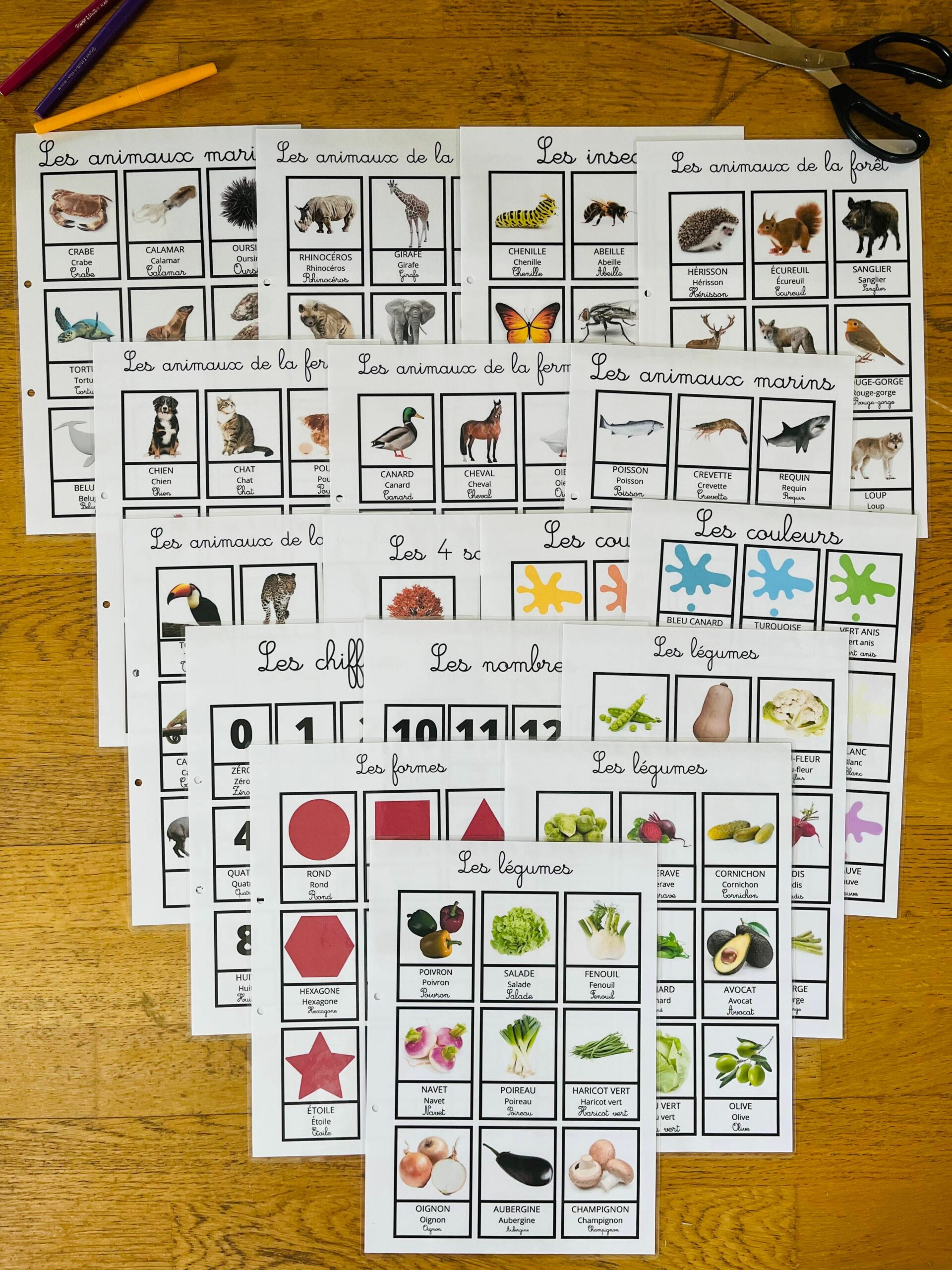 Pack De Carte De Nomenclature Montessori à Imprimer Kreakids