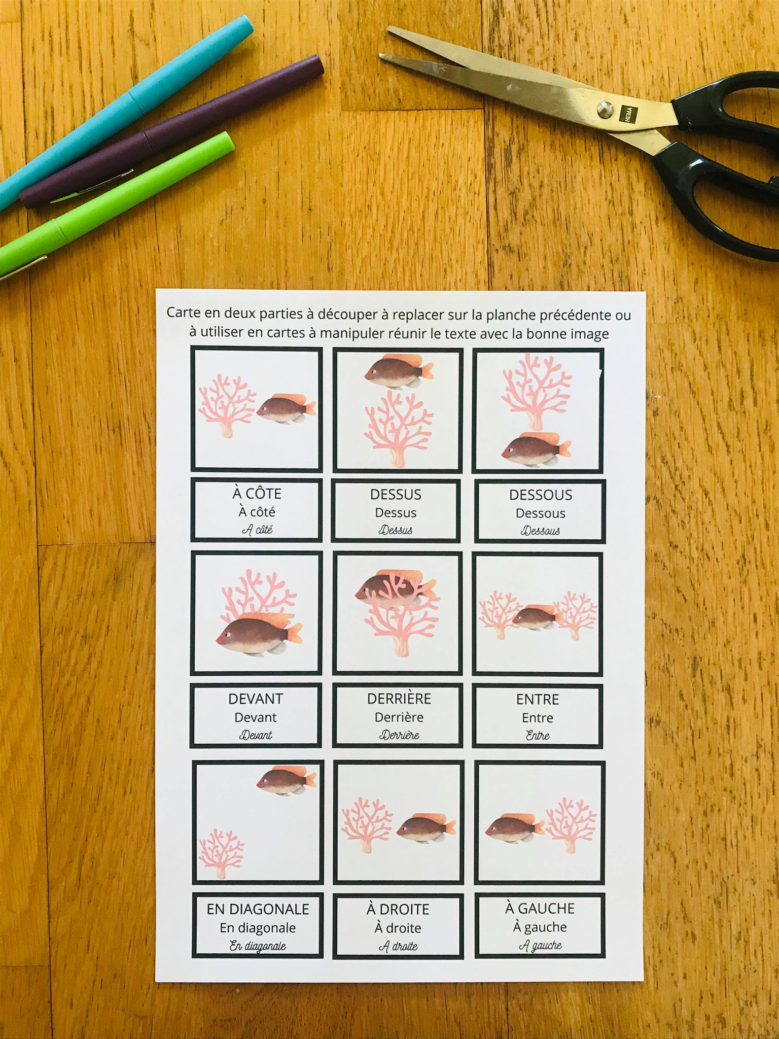 Jeu de mémoire visuelle pour enfant PDF à imprimer – Image 7
