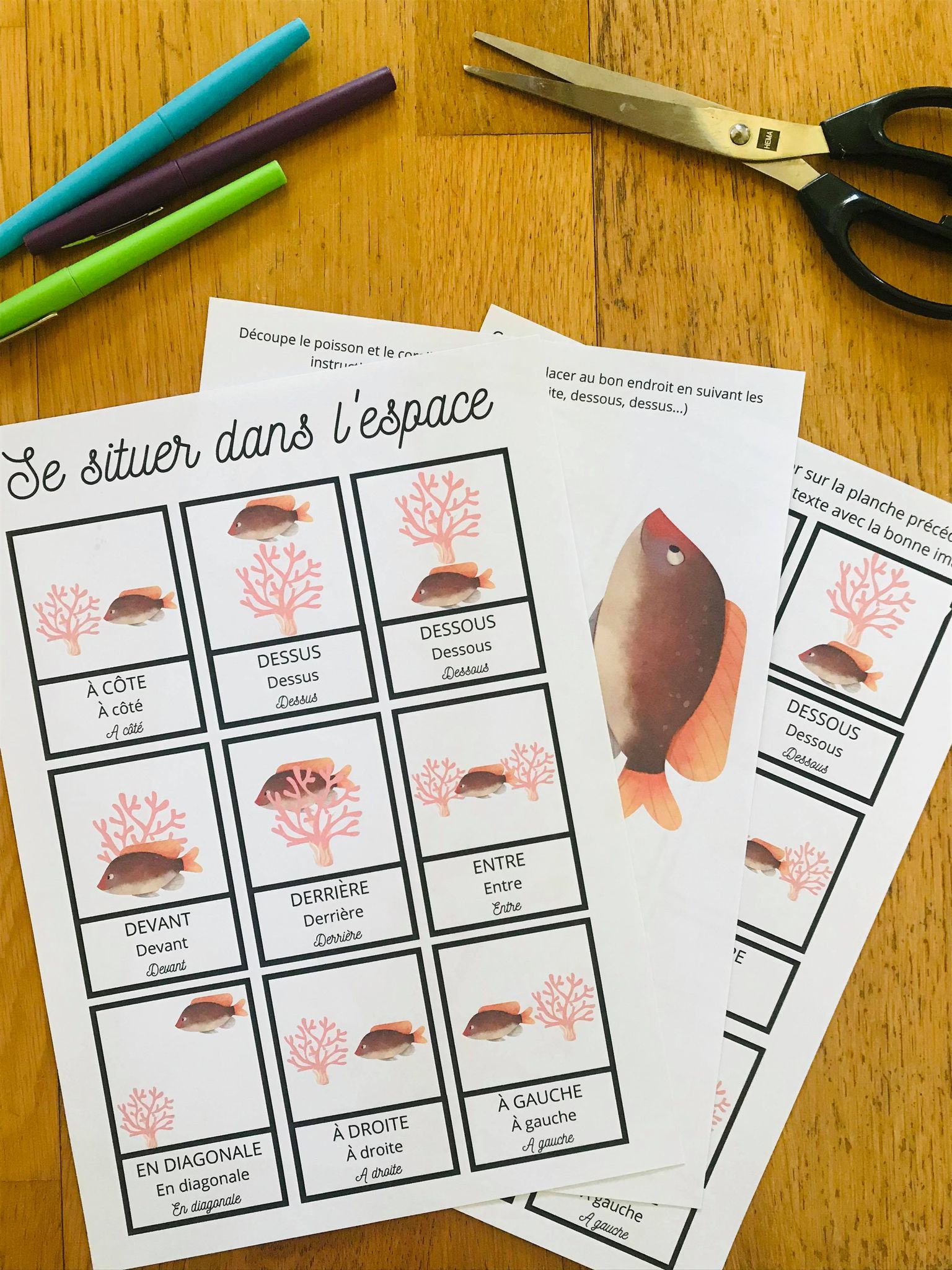 Jeu de mémoire visuelle pour enfant PDF à imprimer – Image 2