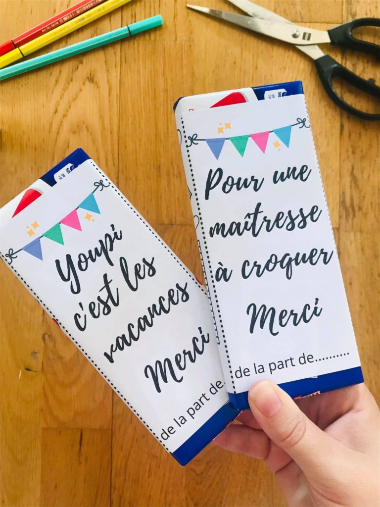 Cadeaux de fin d'année pour les maîtresses