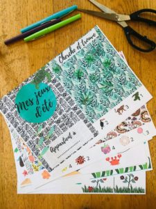 Carnet de jeux pour enfant à imprimer