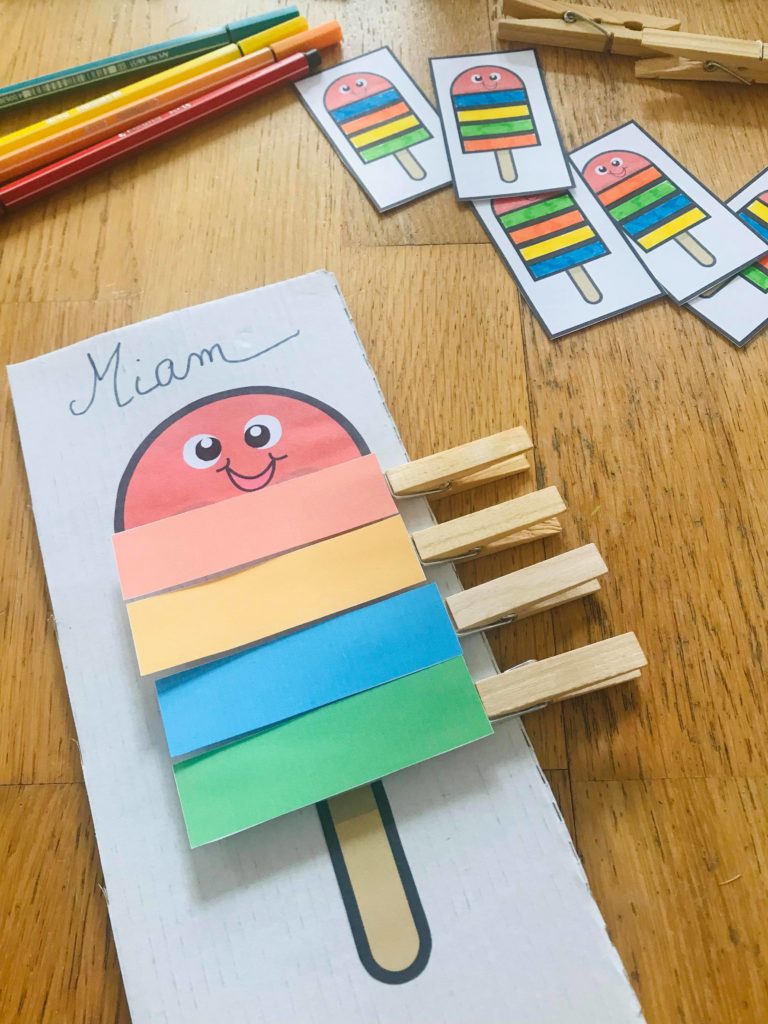 Apprentissage des couleurs pour enfant