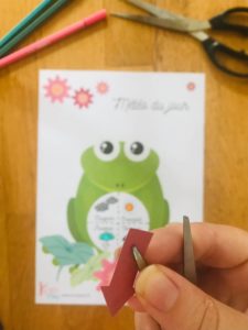 Grenouille météo pour enfant
