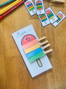 Apprentissage des couleurs pour enfant