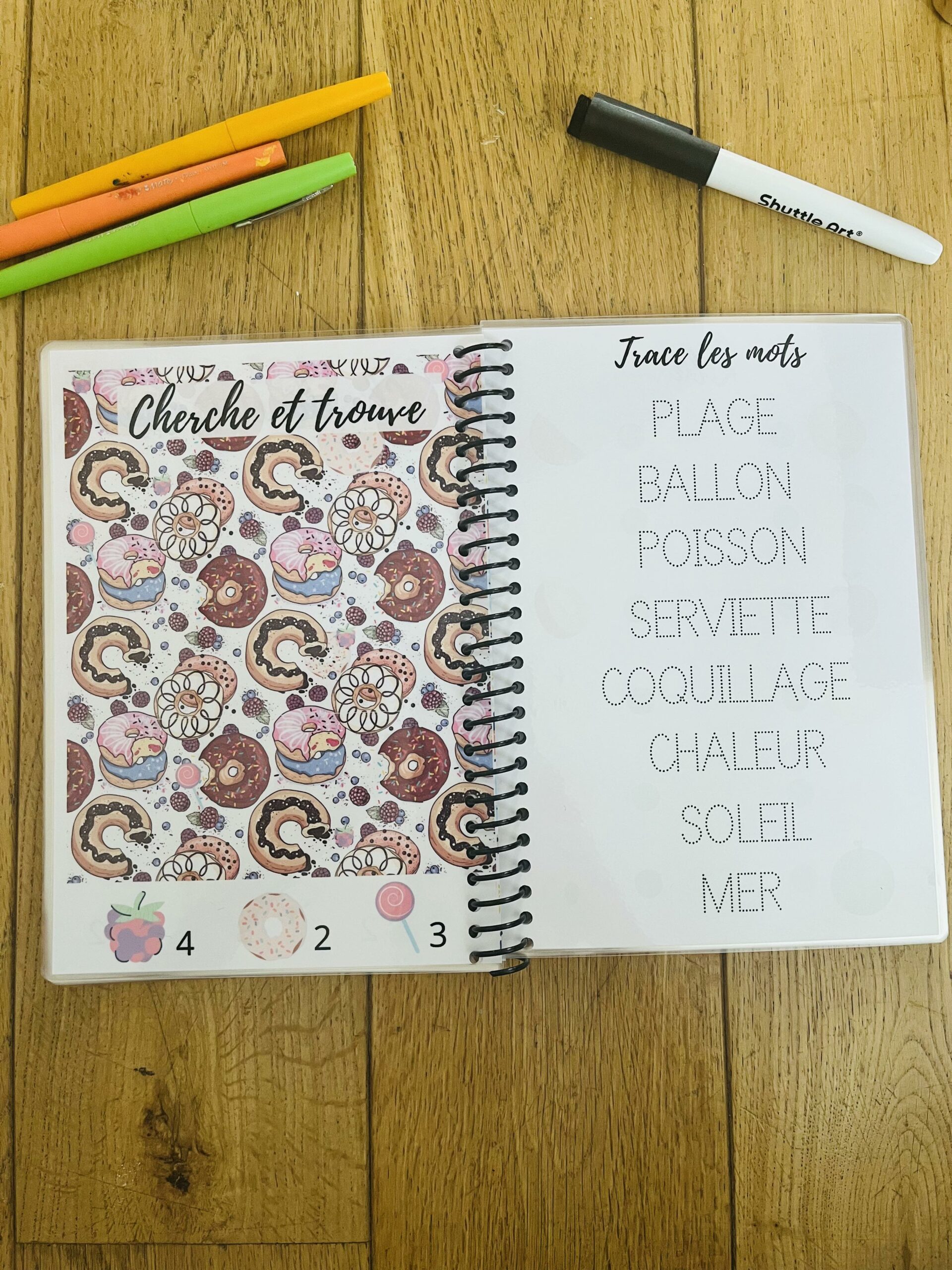 Cahier de jeux pour enfant réutilisable – Image 10