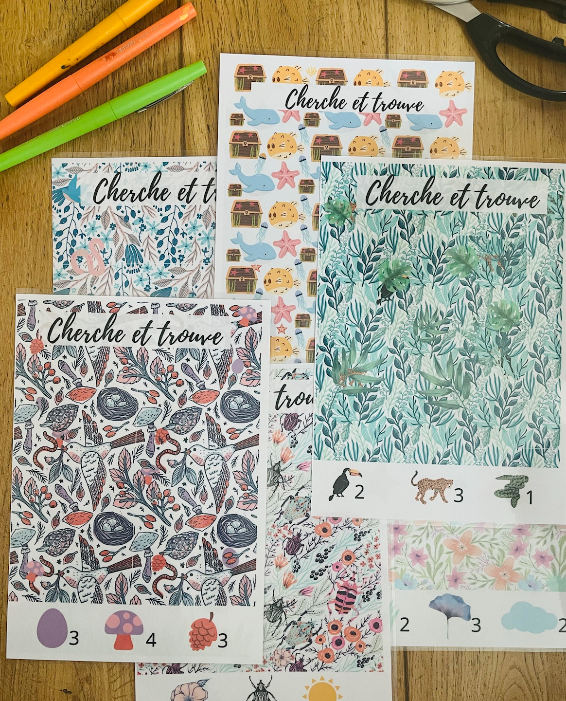 Cahier de jeux pour enfant réutilisable – Image 13