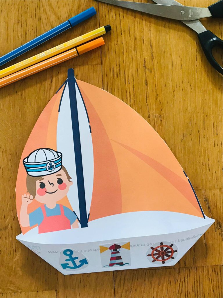 Activité bateau en papier