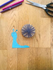 Activité manuelle escargot pour enfant