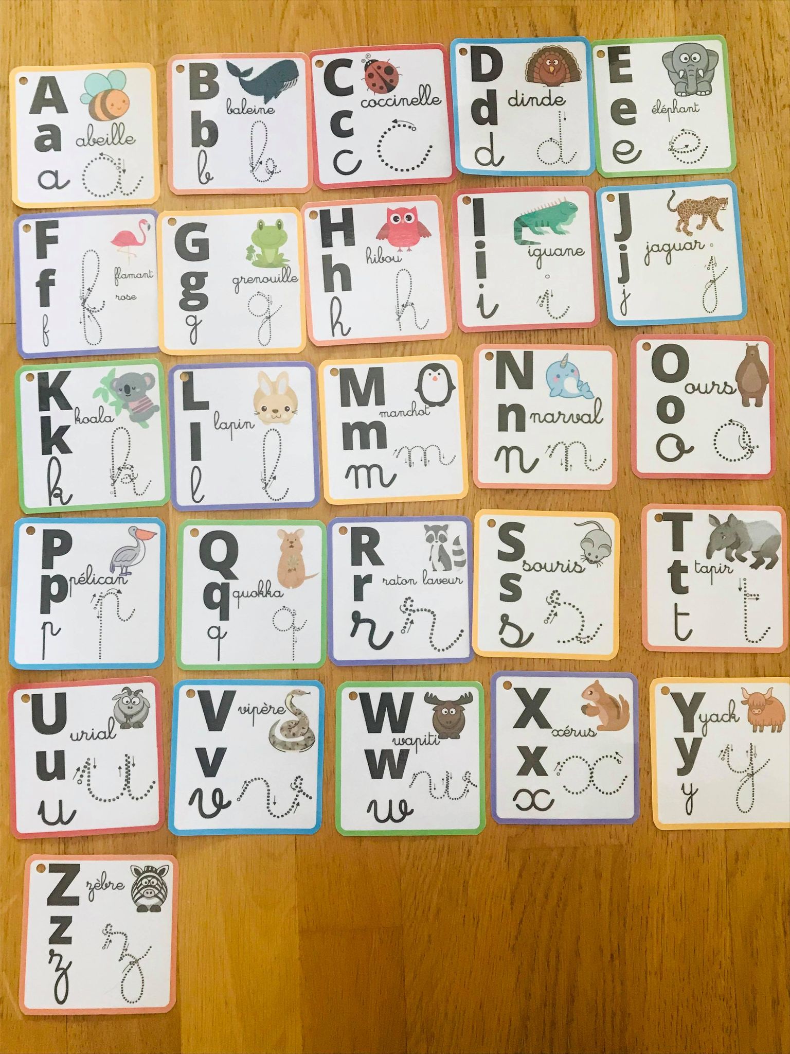 Abécédaire Maternelle Abécédaire à Imprimer Abécédaire pour enfant en cartes à imprimer - Kreakids