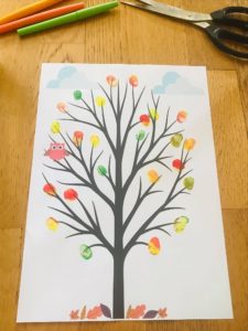 Activité peinture au doigt