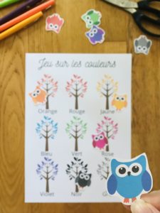 Jeu pour apprendre les couleurs
