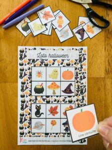 Loto d'halloween à imprimer gratuitement