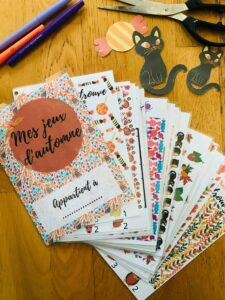 Carnet de jeux halloween