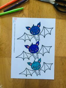 Activité manuelle chauve souris d'halloween