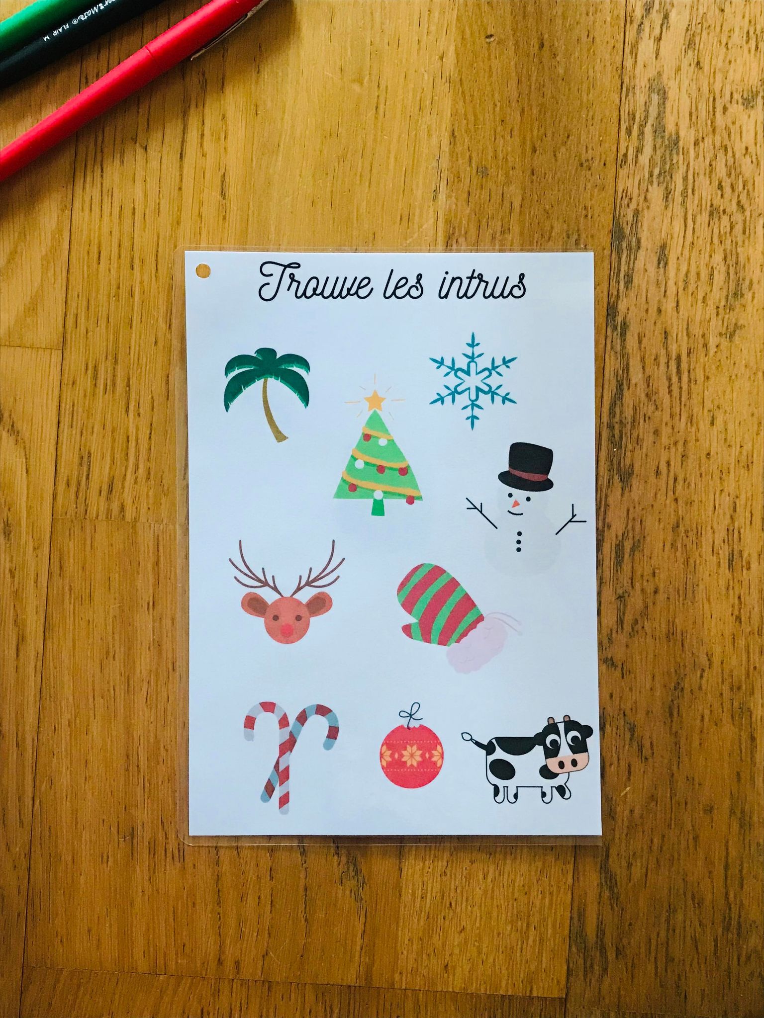 Carnet de jeux de noël réutilisable prêt à l'emploi – Image 10