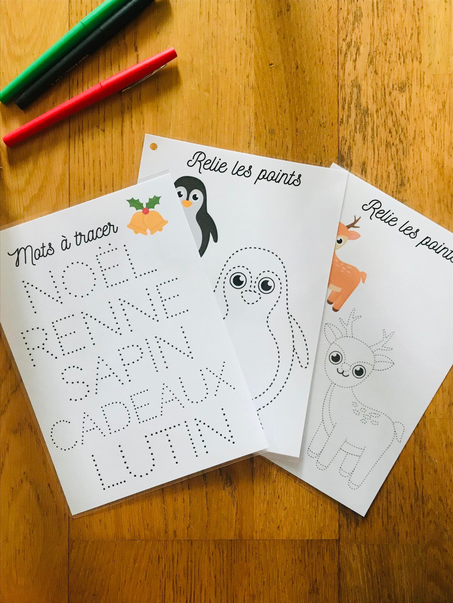 Carnet de jeux de noël réutilisable prêt à l'emploi – Image 7