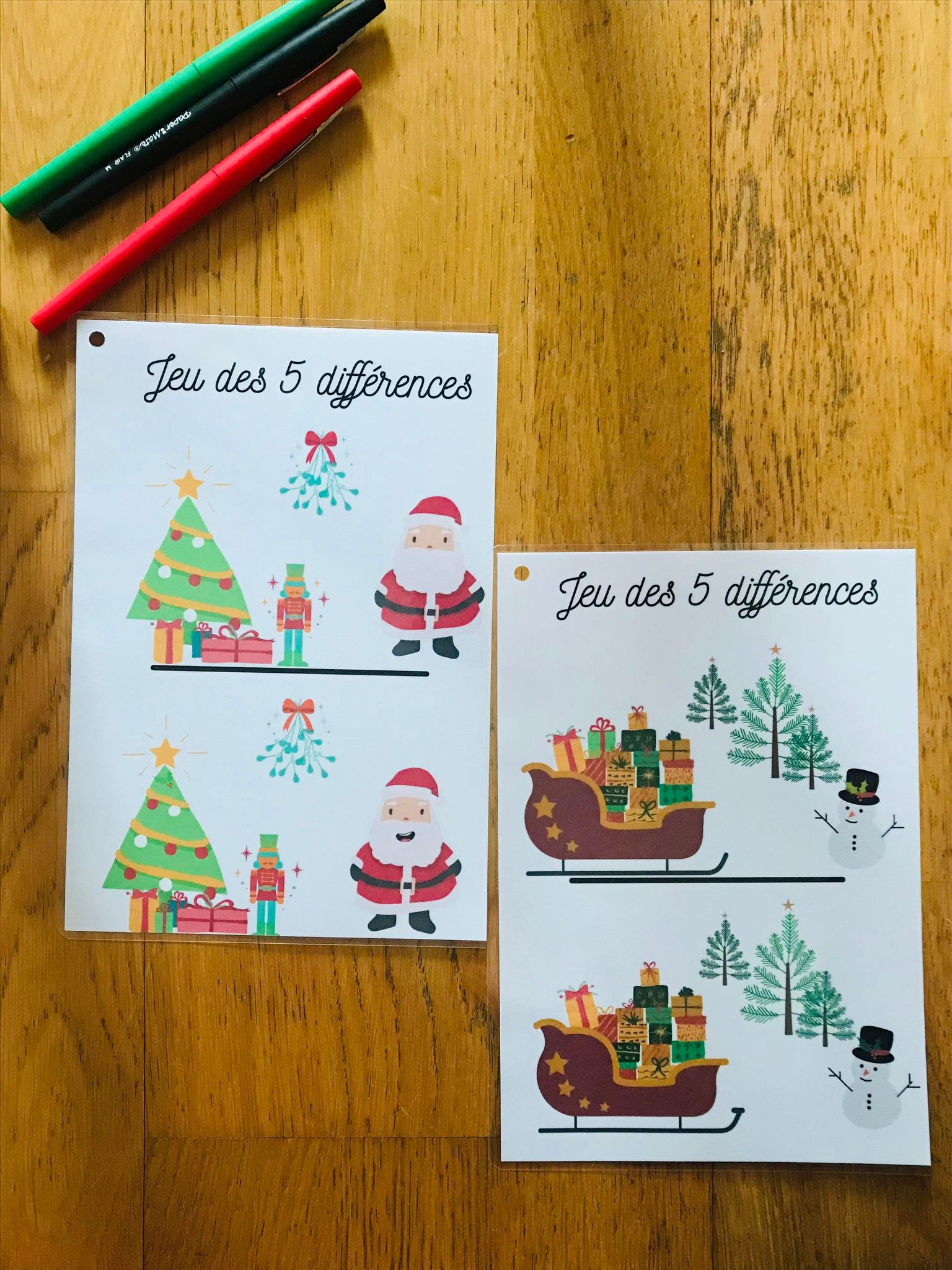 Carnet de jeux de noël réutilisable prêt à l'emploi – Image 4