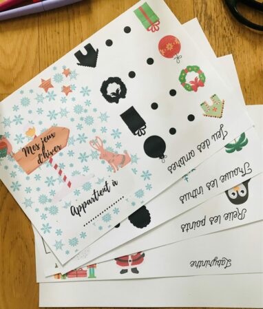 Carnet de jeux de noël à imprimer