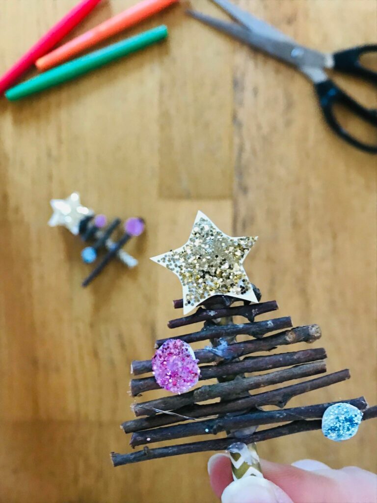 Bricolage de noël sapin