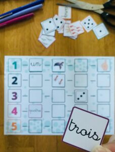 Activité pour apprendre les chiffres pour enfant