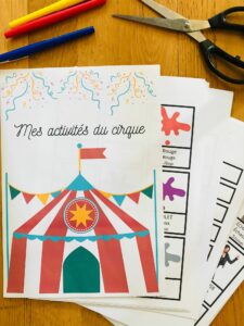 PDF quiet book sur le cirque
