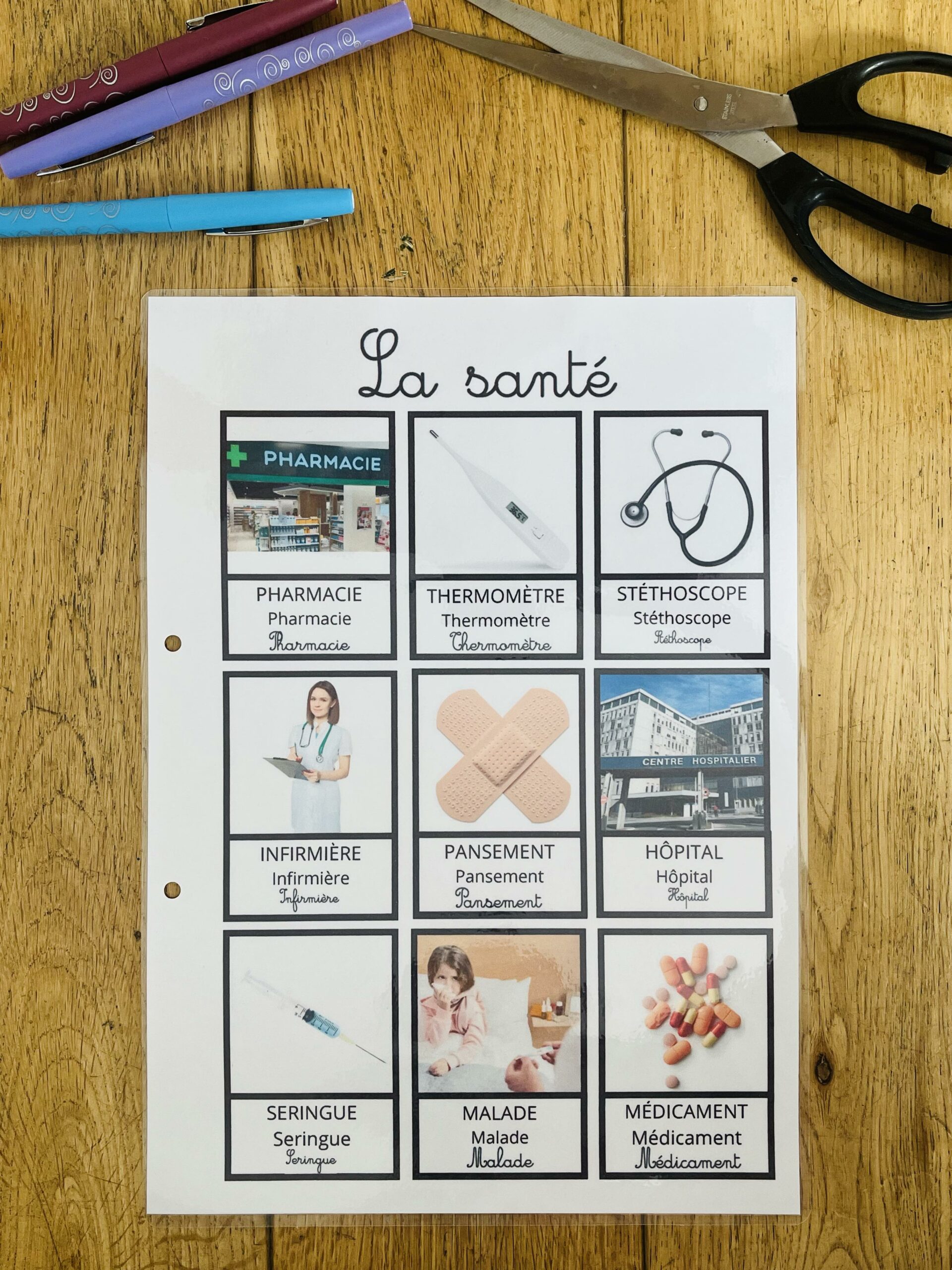 PDF quiet book du corps humain à imprimer – Image 25