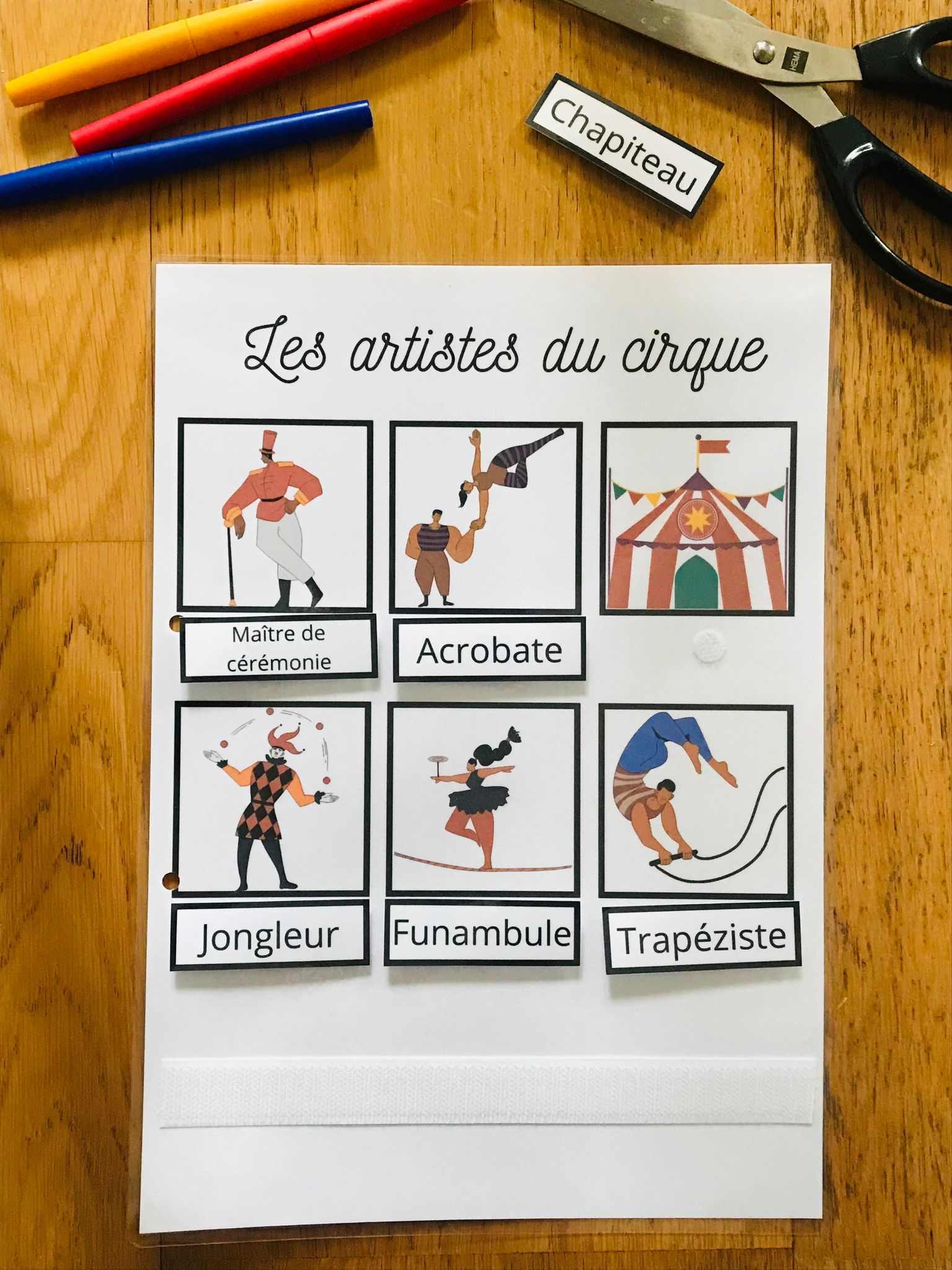 Cahier sur le cirque niveau primaire en kit – Image 23