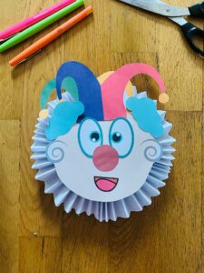 Activité manuelle clown pour enfant