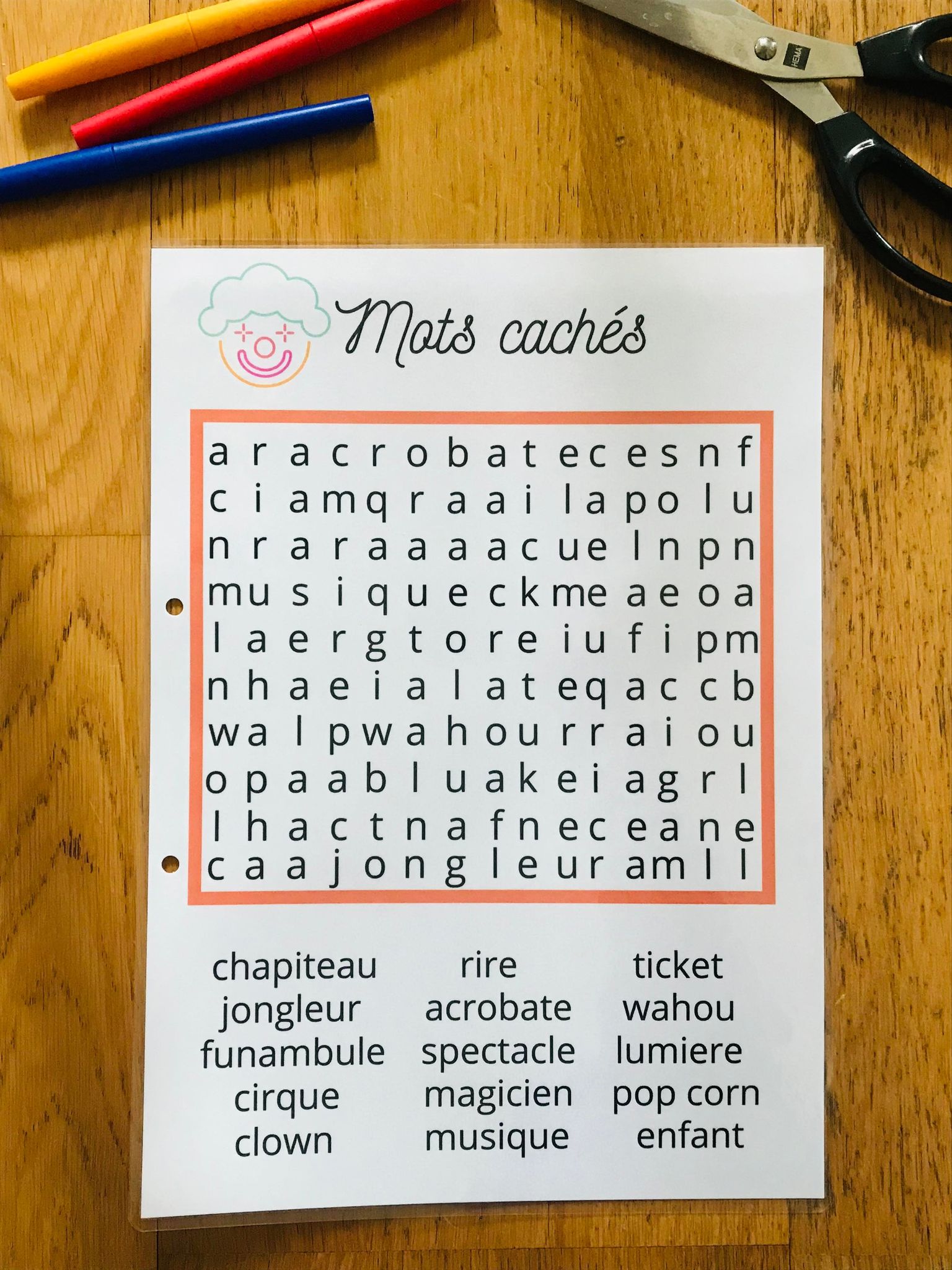 Cahier sur le cirque niveau primaire en kit – Image 7