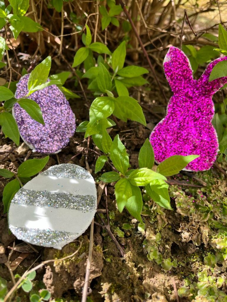 Chasse à l'oeuf de pâques sans chocolats