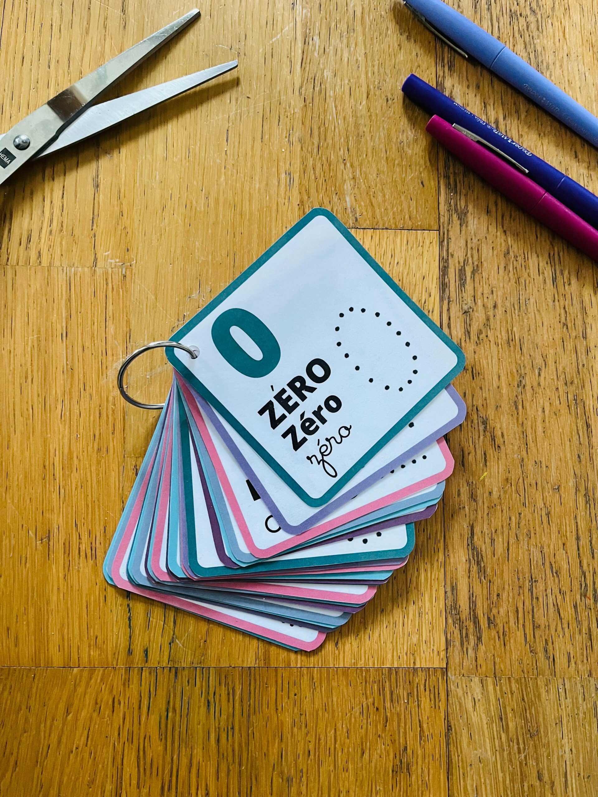 Cartes de nomenclatures avec les nombres de 0 à 100 – Image 4