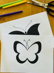 Bricolage papillon pour enfant