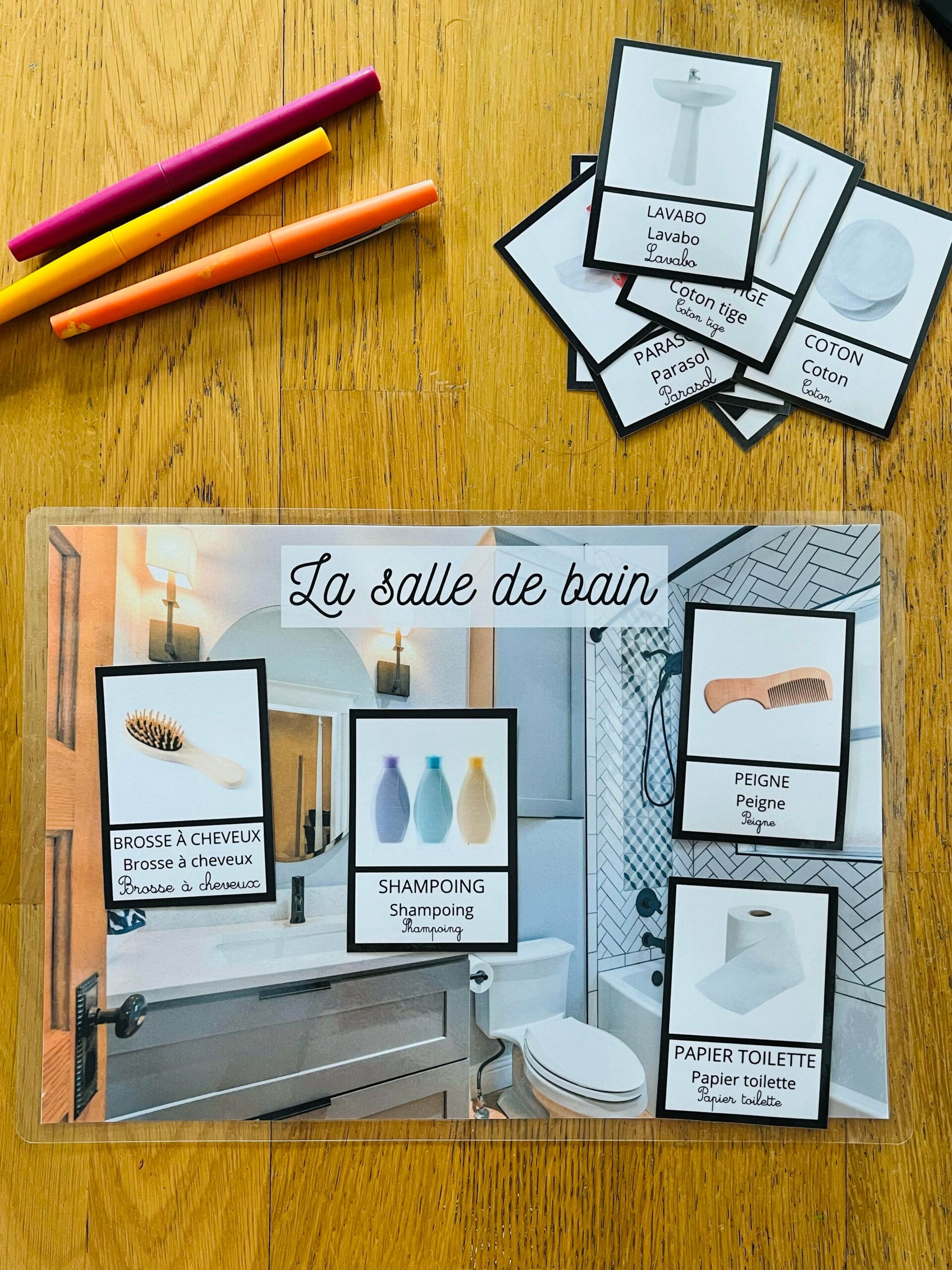 Jeu d’inspiration montessori sur la maison – Image 8