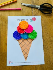 Activité de l'été pour enfant