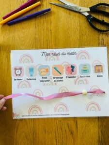 Rituel du matin pour enfant à imprimer