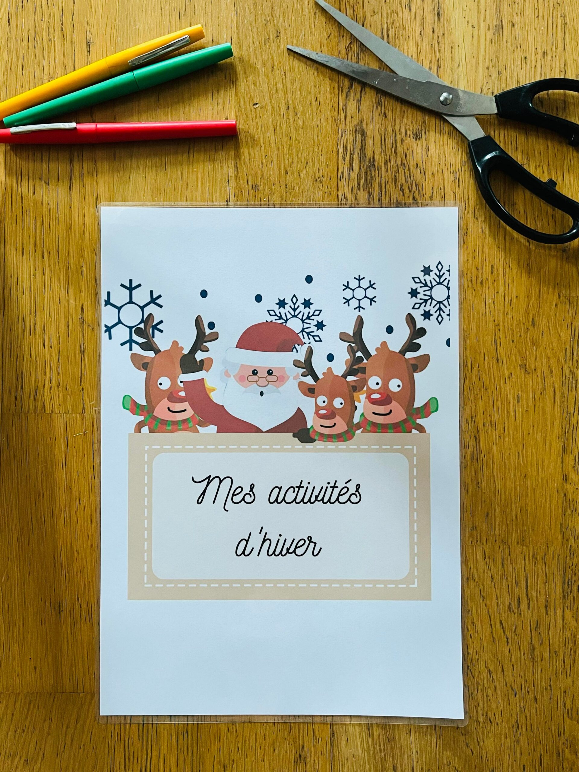 Cahier d'activités noël pour enfant prêt à l'emploi – Image 22
