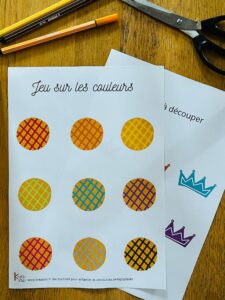 Activité manuelle galette des rois