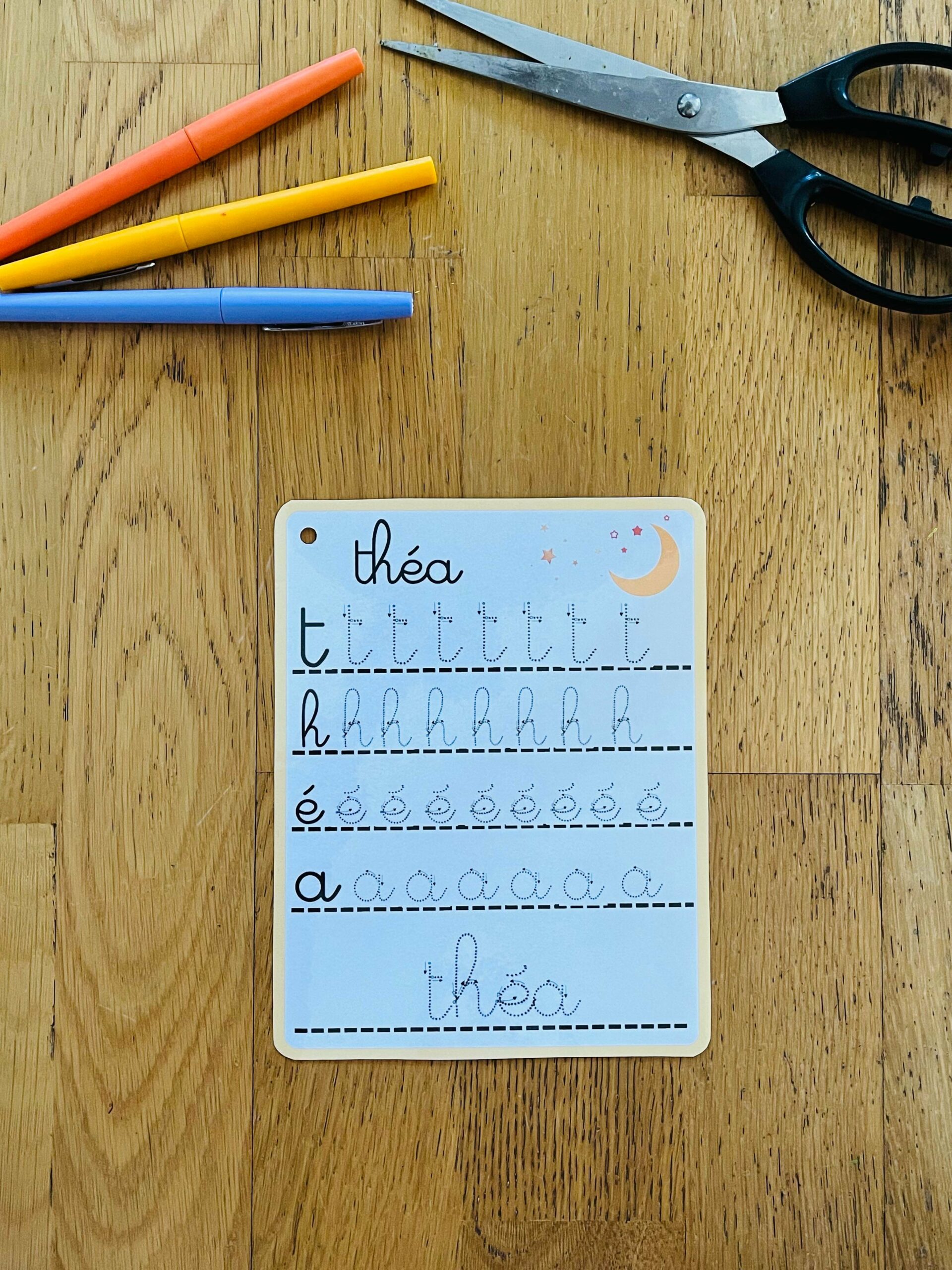Support personnalisé pour apprendre son prénom facilement – Image 2